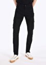 thumb-Afficher les détails de Pantalon Noir Düz Paça Medium Rise En Oxford Slim Fit Homme