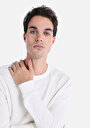 thumb-Afficher les détails de T-shirt À Manches Longues Ecru Regular Fit  Homme
