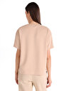 thumb-Afficher les détails de T-shirt À Manches Courtes Beige Regular Fit  Femme