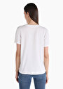 thumb-Afficher les détails de T-shirt À Manches Courtes Ecru Regular Fit  Femme