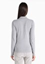 thumb-Afficher les détails de T-shirt À Manches Longues Gris Slim Fit  Femme