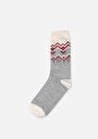 thumb-Afficher les détails de Chaussettes Gris Modern Fit Femme