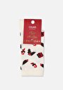 thumb-Afficher les détails de Chaussettes Ecru Modern Fit Femme