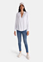 thumb-Afficher les détails de Chemisier À Manches Longues Blanc Regular Fit Femme