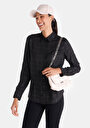 thumb-Afficher les détails de Chemise À Manches Longues Noir Slim Fit   Femme