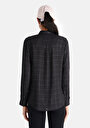 thumb-Afficher les détails de Chemise À Manches Longues Noir Slim Fit   Femme