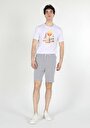 thumb-Afficher les détails de Short Gris Regular Fit Homme