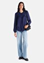 thumb-Afficher les détails de Chemise À Manches Longues Marine Regular Fit   Femme