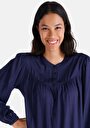 thumb-Afficher les détails de Chemise À Manches Longues Marine Regular Fit   Femme