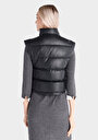 thumb-Afficher les détails de Gilet Noir Regular Fit Femme