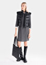 thumb-Afficher les détails de Gilet Noir Regular Fit Femme