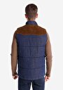 thumb-Afficher les détails de Gilet Bleu Regular Fit Homme