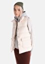 thumb-Afficher les détails de Gilet Blanc Regular Fit Femme