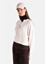 thumb-Afficher les détails de T-shirt À Manches Longues Ecru Regular Fit  Femme