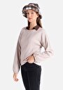 thumb-Afficher les détails de T-shirt À Manches Longues Beige Regular Fit  Femme