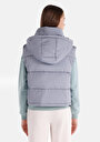 thumb-Afficher les détails de Gilet Bleu Regular Fit Femme