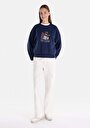 thumb-Afficher les détails de Pull-over Marine Regular Fit  Femme