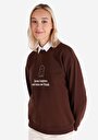 thumb-Afficher les détails de Pull-over Marron Regular Fit  Femme