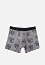 thumb-Afficher les détails de Sous-vêtements Anthracite Modern Fit Imprimé Homme