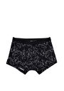 thumb-Afficher les détails de Sous-vêtements Noir Modern Fit Imprimé Homme