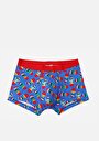thumb-Afficher les détails de Sous-vêtements Bleu Modern Fit Imprimé Homme