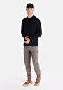 thumb-Afficher les détails de T-shirt À Manches Longues Noir Regular Fit  Homme