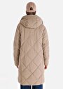 thumb-Afficher les détails de Manteau  Beige Regular Fit  Femme