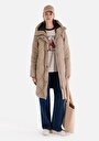 thumb-Afficher les détails de Manteau  Beige Regular Fit  Femme