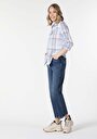 thumb-Afficher les détails de Chemise À Manches Longues Bleu Regular Fit   Femme