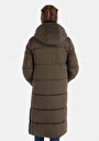 thumb-Afficher les détails de Manteau  Kaki Regular Fit  Femme
