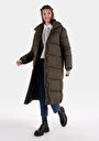 thumb-Afficher les détails de Manteau  Kaki Regular Fit  Femme