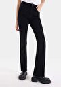 thumb-Afficher les détails de 791 Monica Pantalon Noir Bootcut Medium Rise En  Regular Fit Femme
