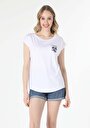 thumb-Afficher les détails de T-shirt À Manches Courtes Blanc Regular Fit  Femme