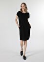 thumb-Afficher les détails de Robe Noir Regular Fit    Femme