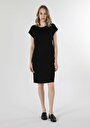 thumb-Afficher les détails de Robe Noir Regular Fit    Femme