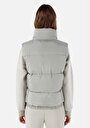 thumb-Afficher les détails de Gilet Vert Regular Fit Femme