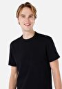 thumb-Afficher les détails de T-shirt À Manches Courtes Noir Regular Fit Jakarli Homme