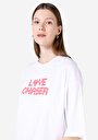 thumb-Afficher les détails de T-shirt À Manches Courtes Blanc Comfort Fit Imprimé Femme