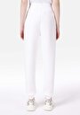 thumb-Afficher les détails de Pantalon De Survêtement Blanc Slim Fit Femme