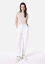 thumb-Afficher les détails de Pantalon De Survêtement Blanc Slim Fit Femme