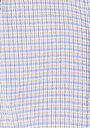 thumb-Afficher les détails de Chemise À Manches Longues Bleu Relaxed Fit Plaid Uni Femme