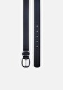 thumb-Afficher les détails de Ceinture Noir Modern Fit Femme