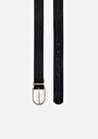thumb-Afficher les détails de Ceinture Noir Modern Fit Femme