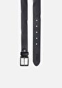 thumb-Afficher les détails de Ceinture Noir Modern Fit Homme