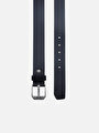 thumb-Afficher les détails de Ceinture Noir Modern Fit Homme