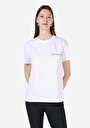 thumb-Afficher les détails de T-shirt À Manches Courtes Blanc Regular Fit Droit Femme