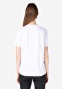 thumb-Afficher les détails de T-shirt À Manches Courtes Blanc Regular Fit Droit Femme