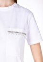 thumb-Afficher les détails de T-shirt À Manches Courtes Blanc Regular Fit Droit Femme