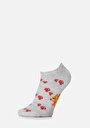thumb-Afficher les détails de Chaussettes Gris Modern Fit Femme