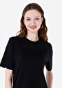 thumb-Afficher les détails de T-shirt À Manches Courtes Noir Regular Fit  Femme